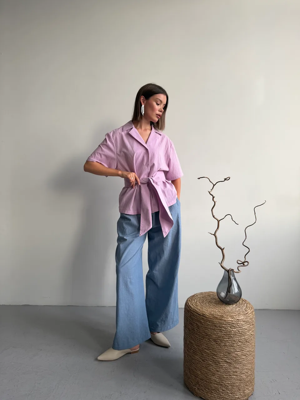 NOVA BLOUSE + WIDE PANTS
