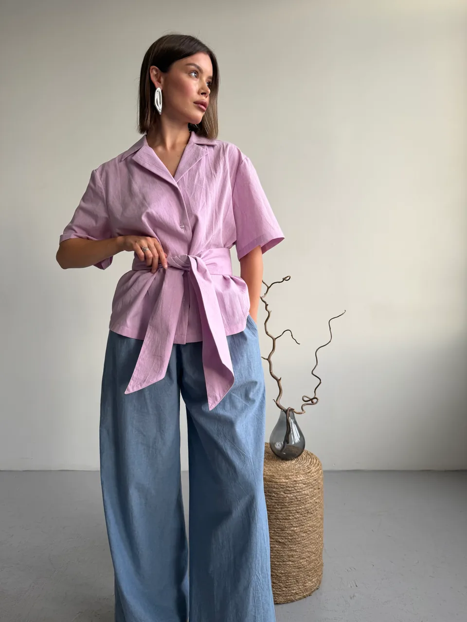 NOVA BLOUSE + WIDE PANTS