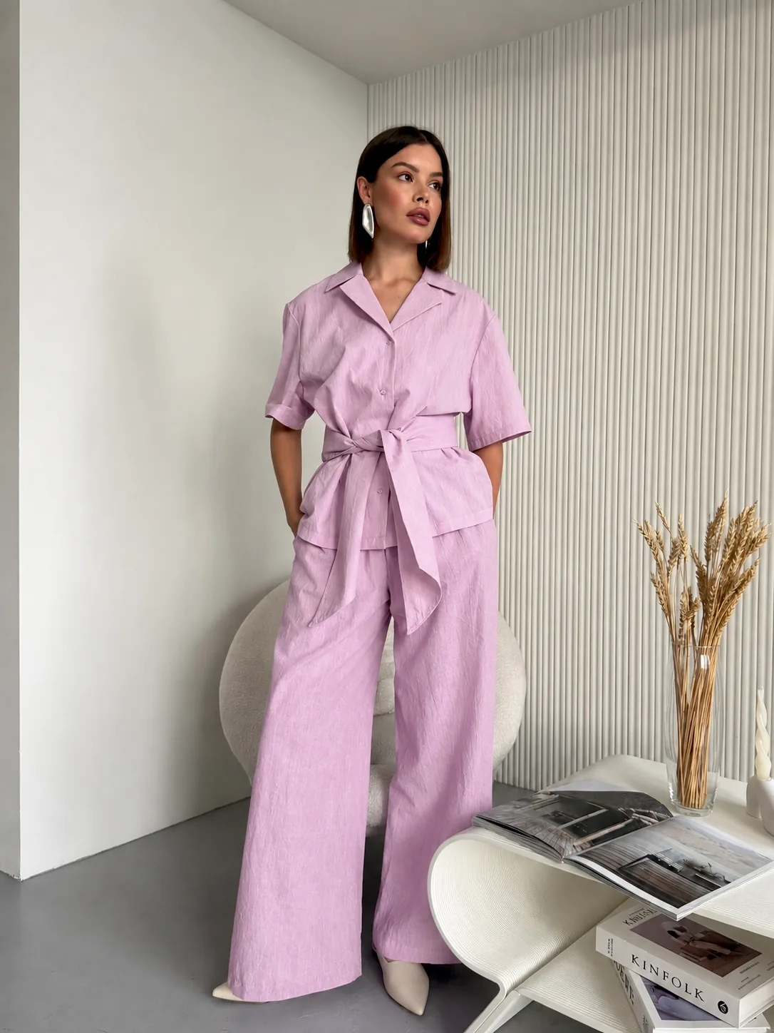 NOVA BLOUSE + WIDE PANTS