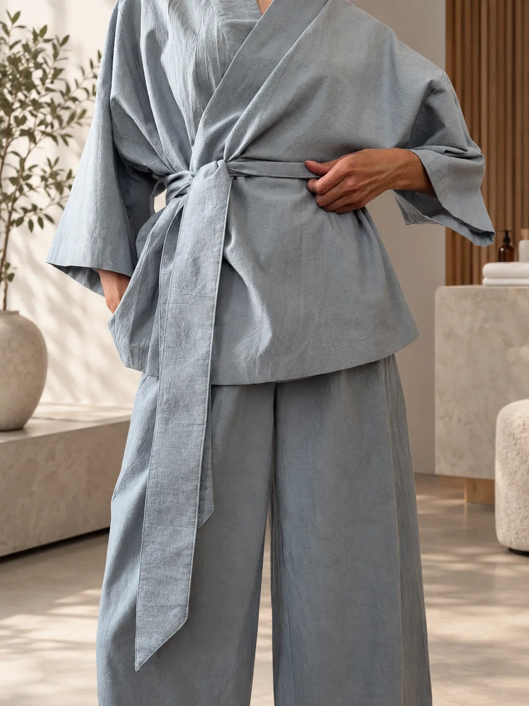 MIRA KIMONO + WIDE PANTS — MIRA KIMONO + WIDE PANTS
