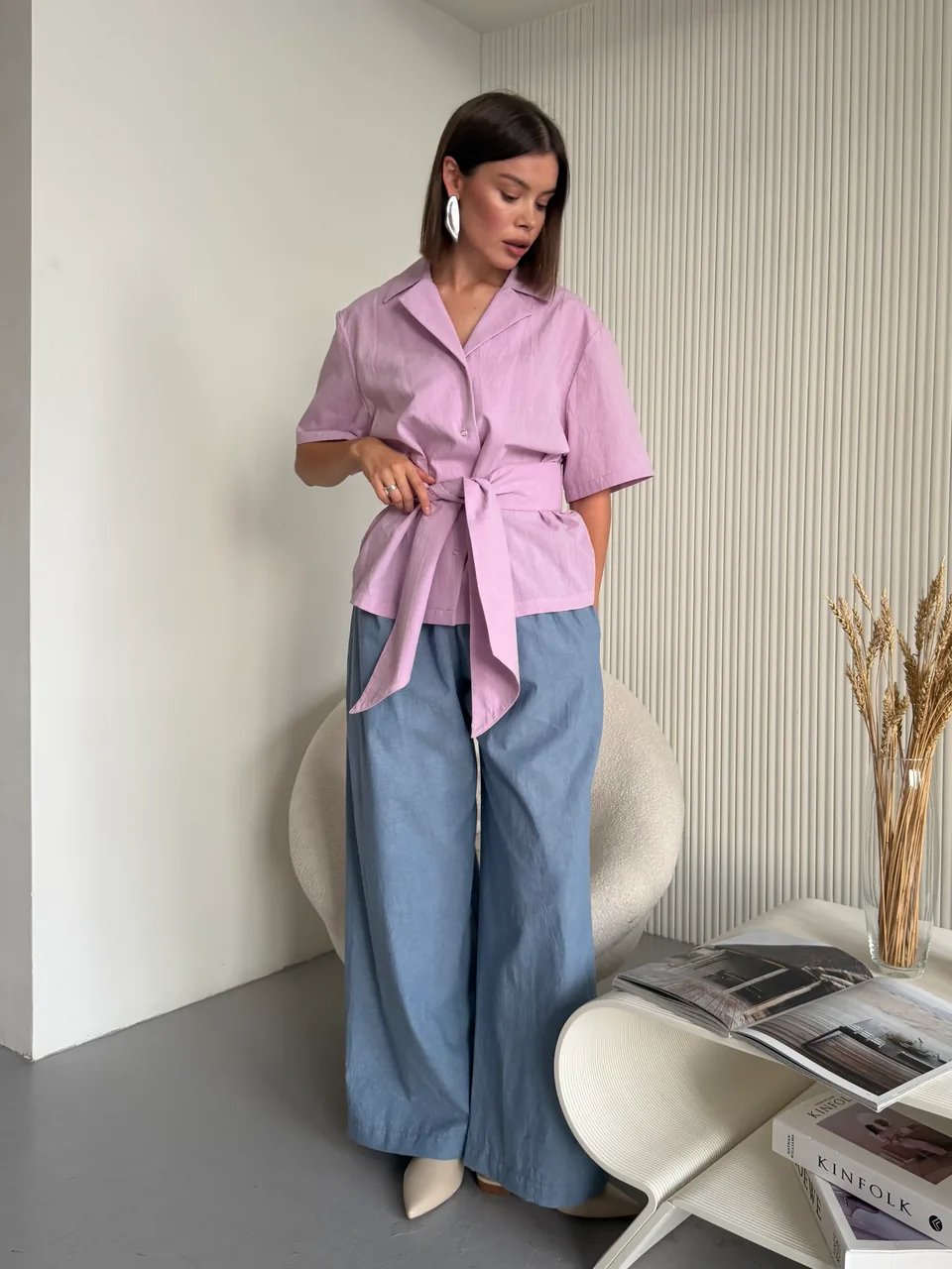 NOVA BLOUSE + WIDE PANTS — NOVA BLOUSE + WIDE PANTS