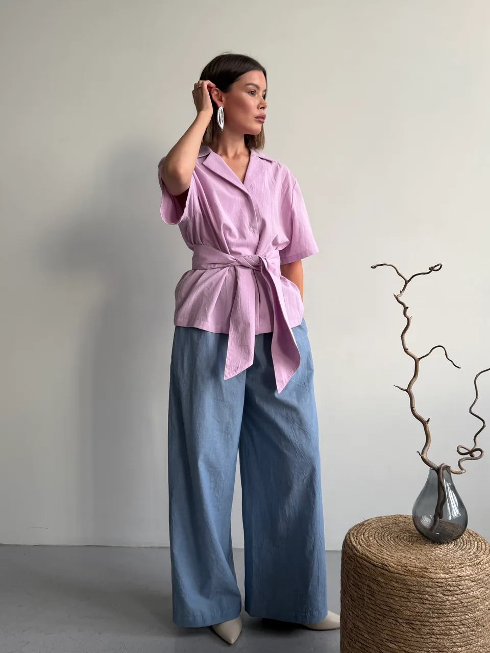 NOVA BLOUSE + WIDE PANTS — NOVA BLOUSE + WIDE PANTS