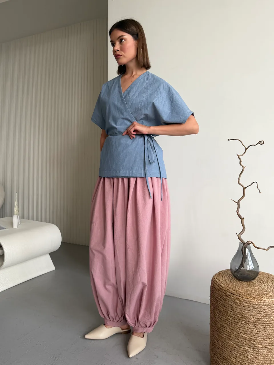 AURA KIMONO SHORT + ALADDIN PANTS — AURA KIMONO SHORT + ALADDIN PANTS